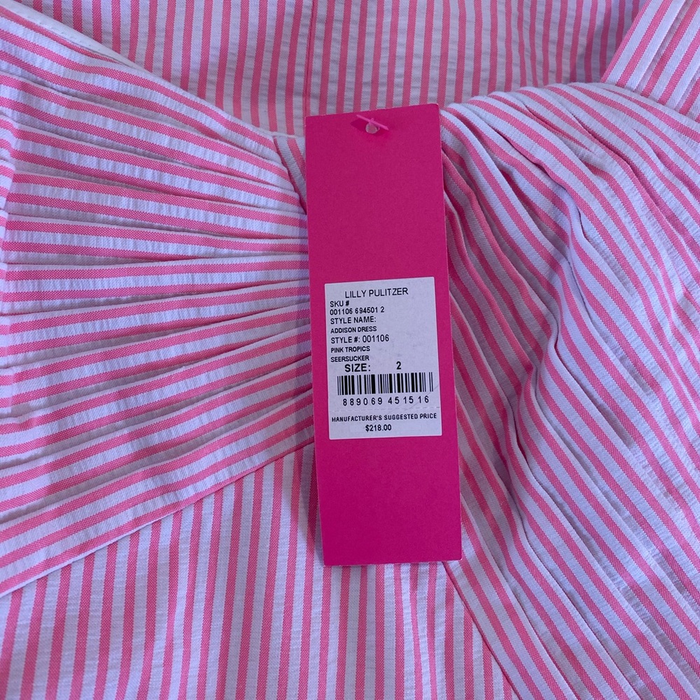 NWT Lilly Pulitzer One-Shoulder Addison Dress - Picture 6 of 7